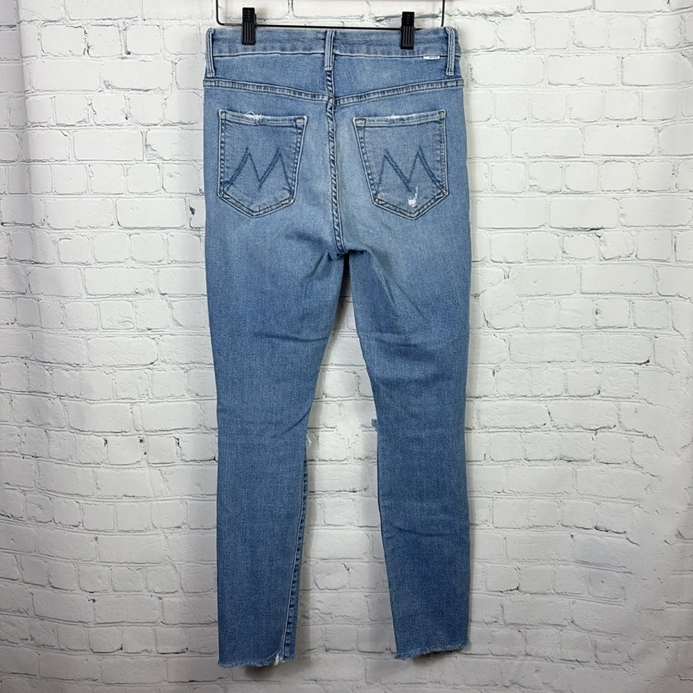 MOTHER High Waisted Looker Ankle Fray size 27